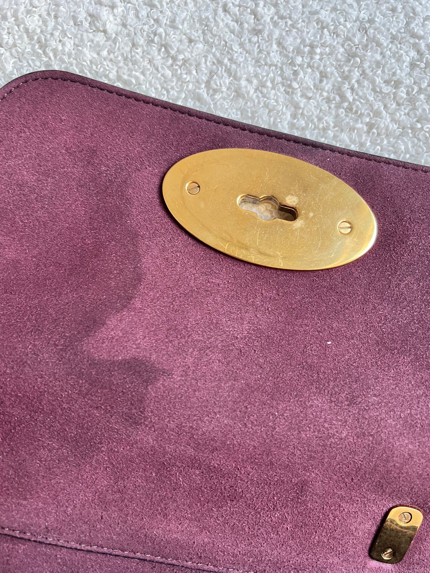 Mulberry Dune Regular Lily with Gold Hardware (RRP £995)