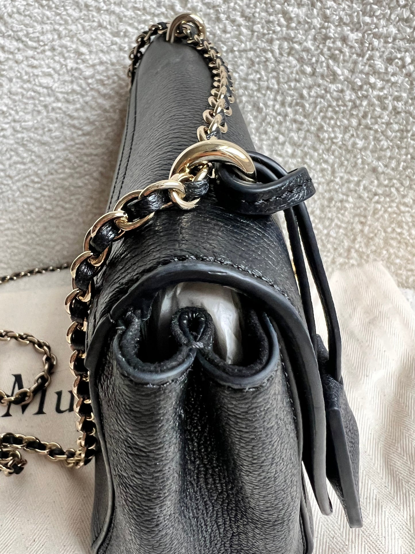 Mulberry Black Regular Lily with Gold Hardware (RRP £995)