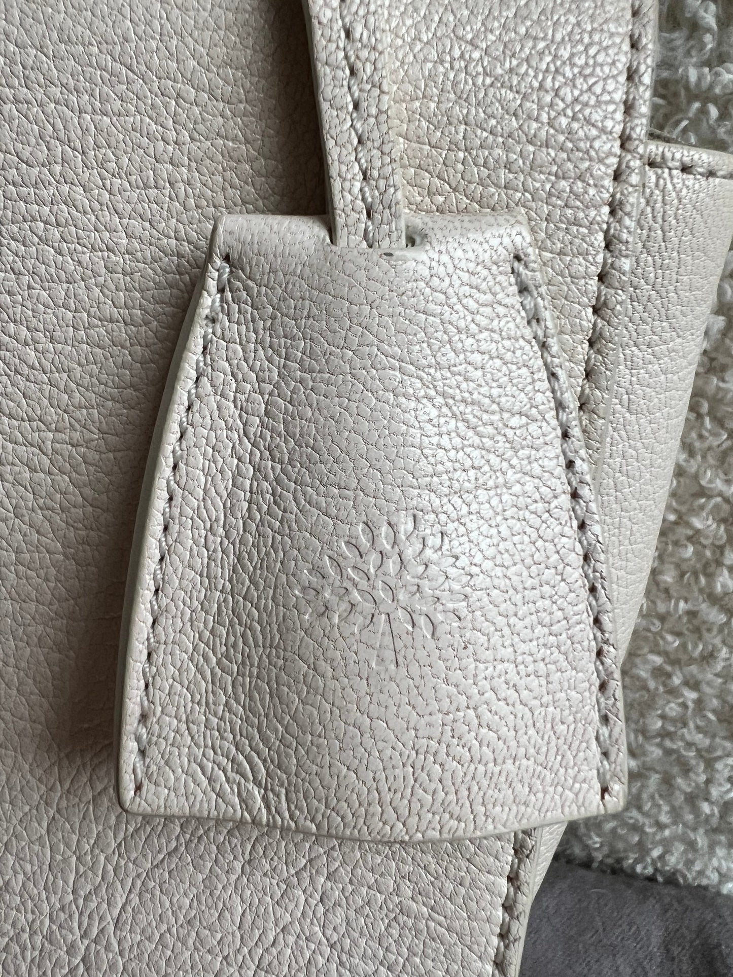 Mulberry White Medium Lily with Silver Hardware (RRP £1095)