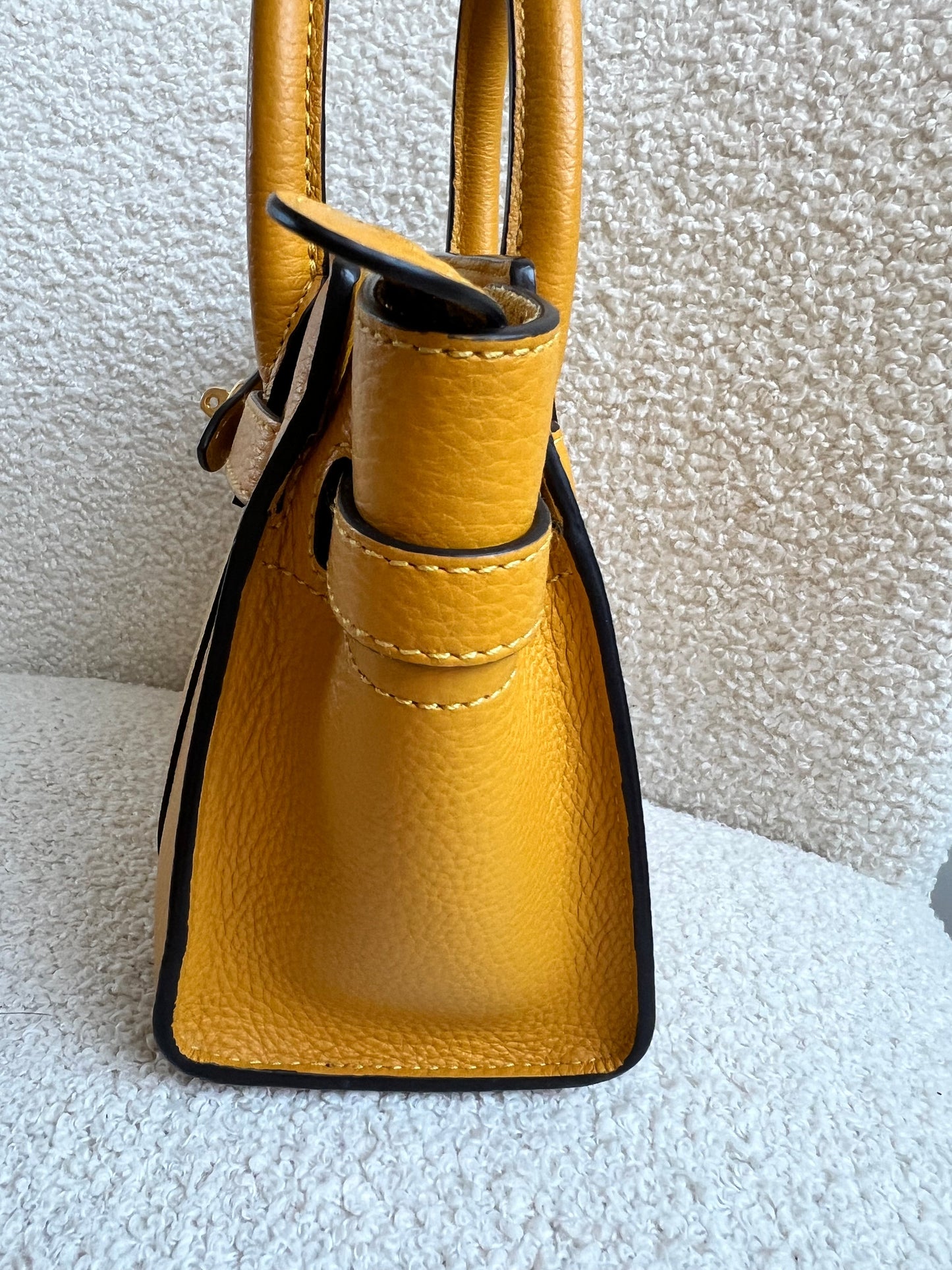 Mulberry Deep Amber Micro Zipped Bayswater (RRP £795)