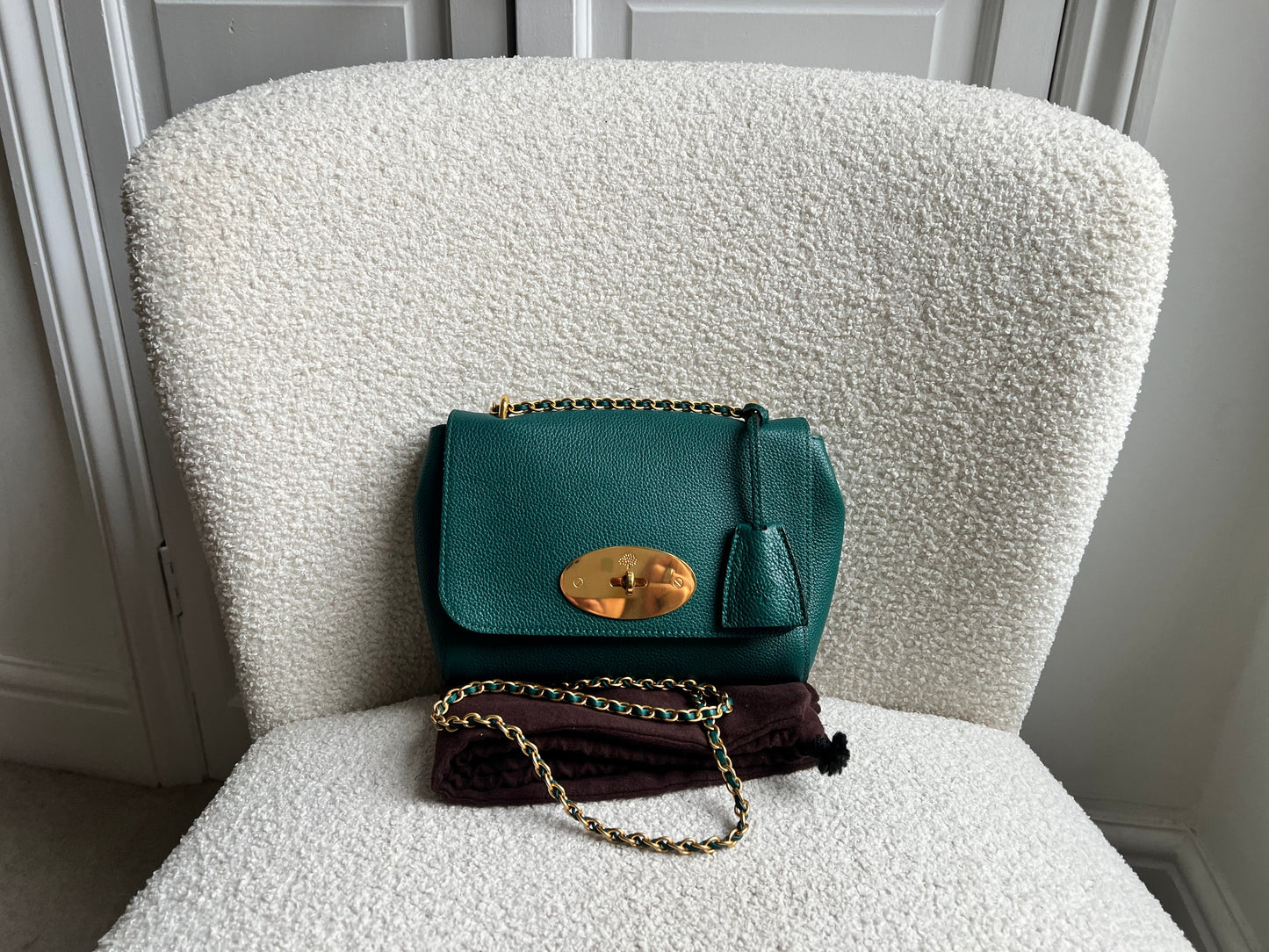 Mulberry Ocean Green Regular Lily with Gold Hardware (RRP £995)