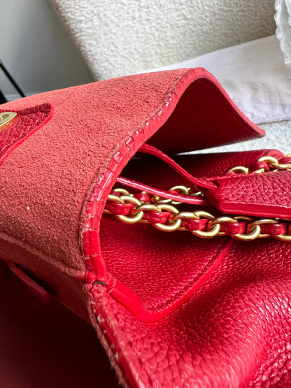 Mulberry Scarlet Medium Lily with Gold Hardware (RRP £1095)