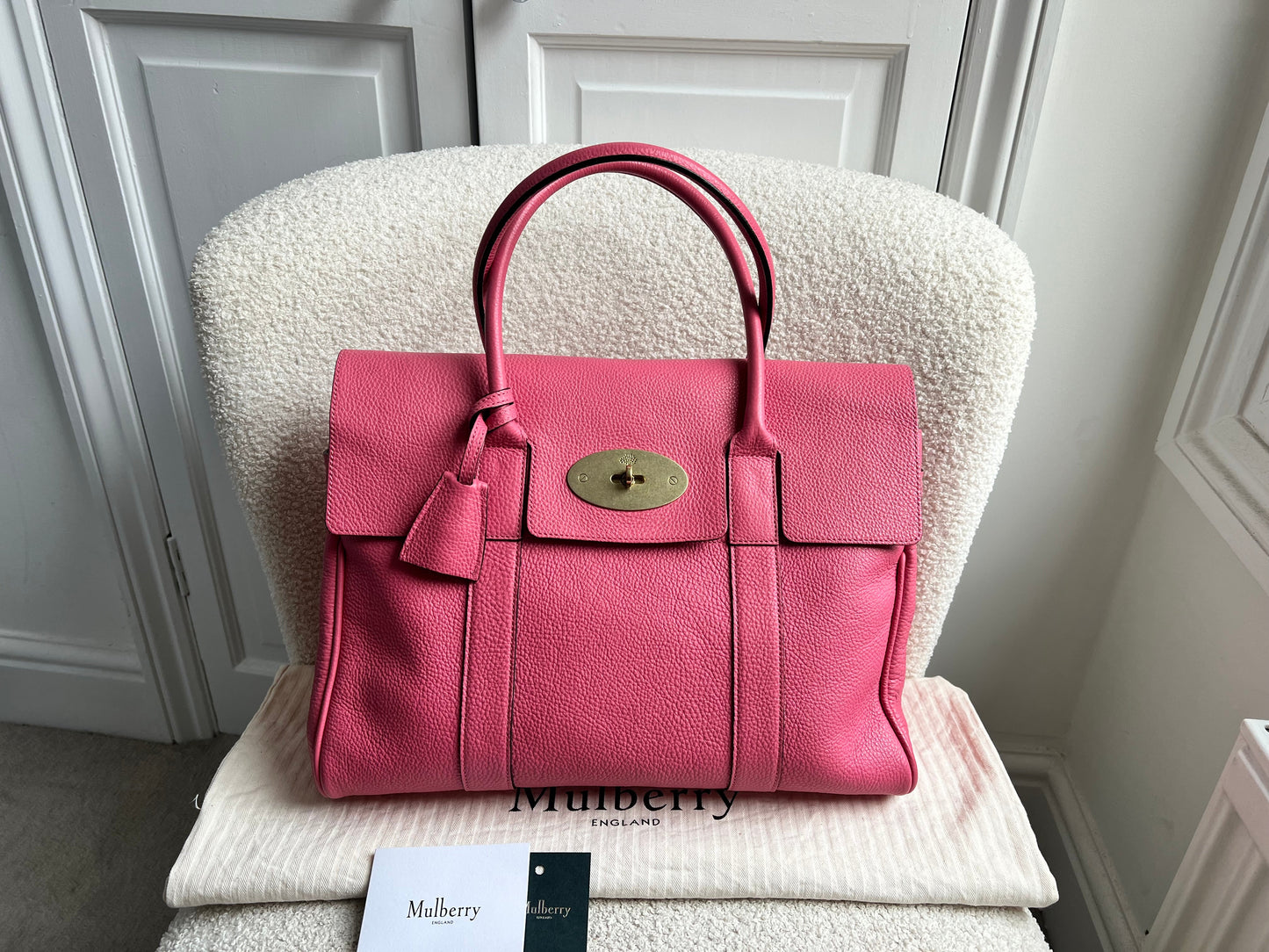 Mulberry Geranium Pink Bayswater (RRP £1095)