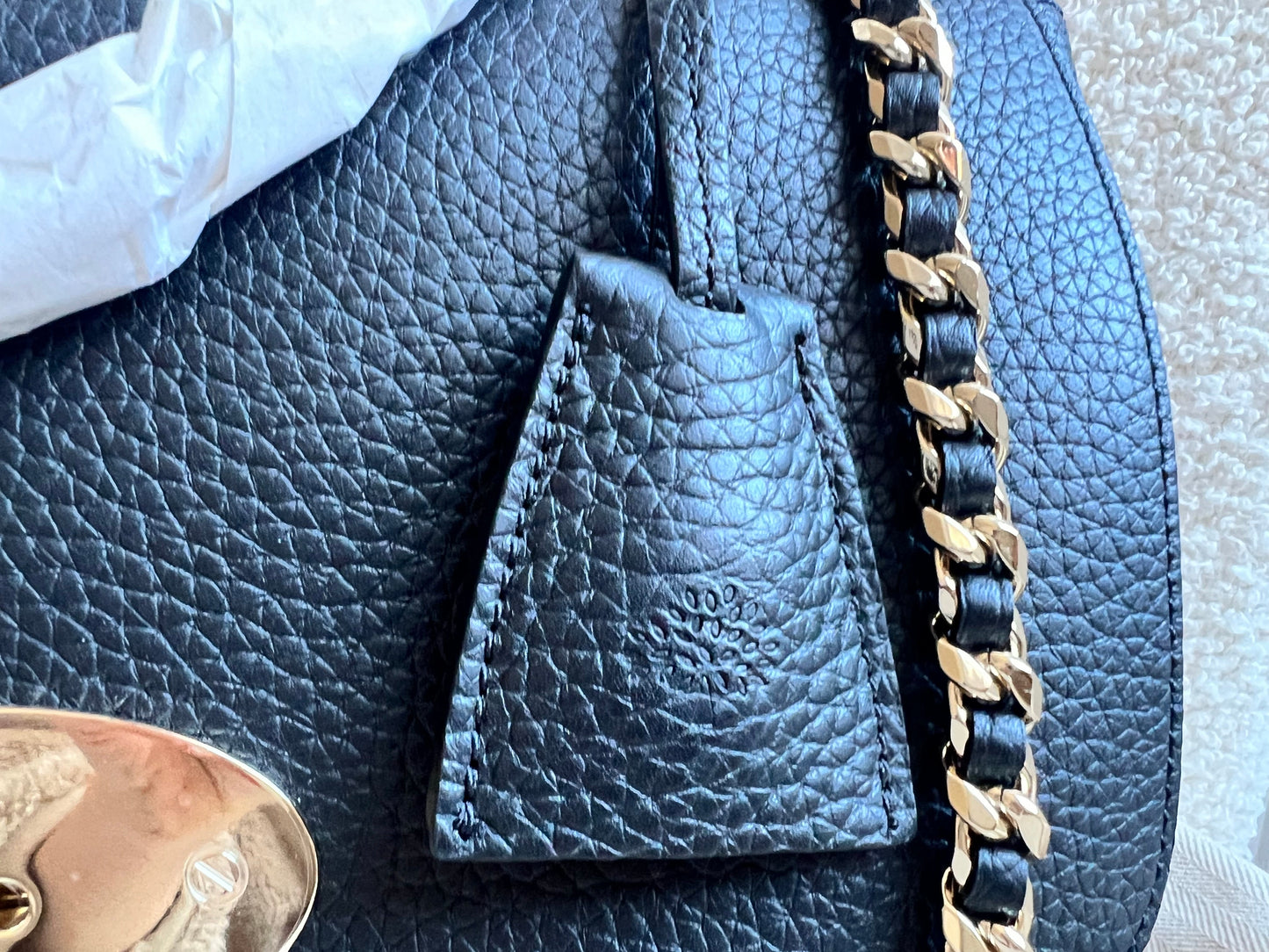 Mulberry Black Medium Top Handle Lily (RRP £1075)