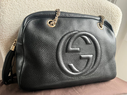 Gucci Black Soho Chain Tote (RRP £1110)