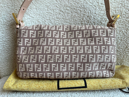 Fendi Baguette Shoulder Bag Zucca