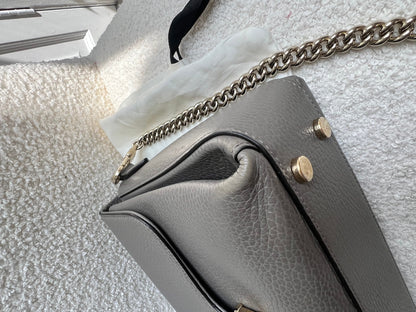 Gucci Interlocking GG Grey Medium Top Handle Bag (RRP £1,150)