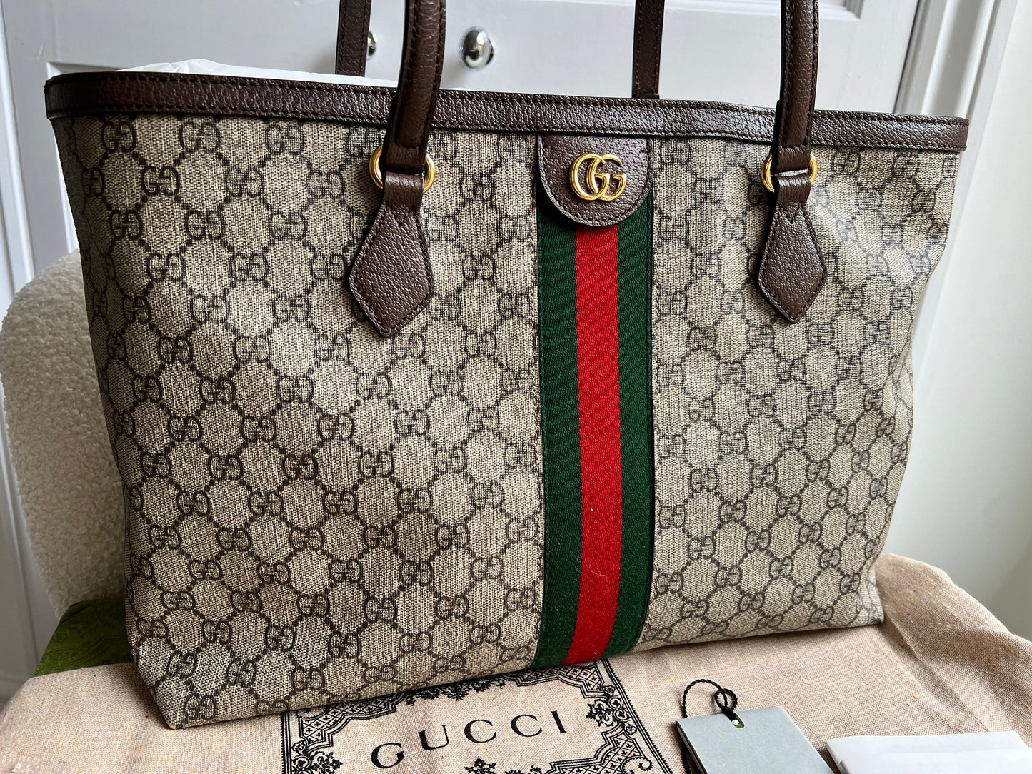 Gucci Ophidia GG Supreme Medium Tote (RRP £1440)