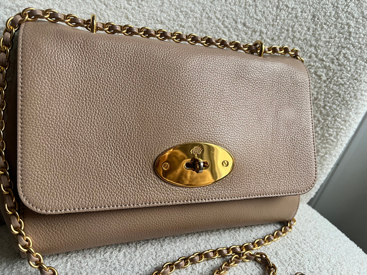 Mulberry Rosewater Medium Lily with Gold Hardware (RRP £995)