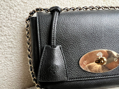 Mulberry Black Regular Lily with Gold Hardware (RRP £995)