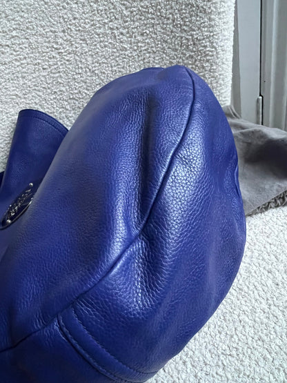 Mulberry Blue Daria Satchel (RRP £795)