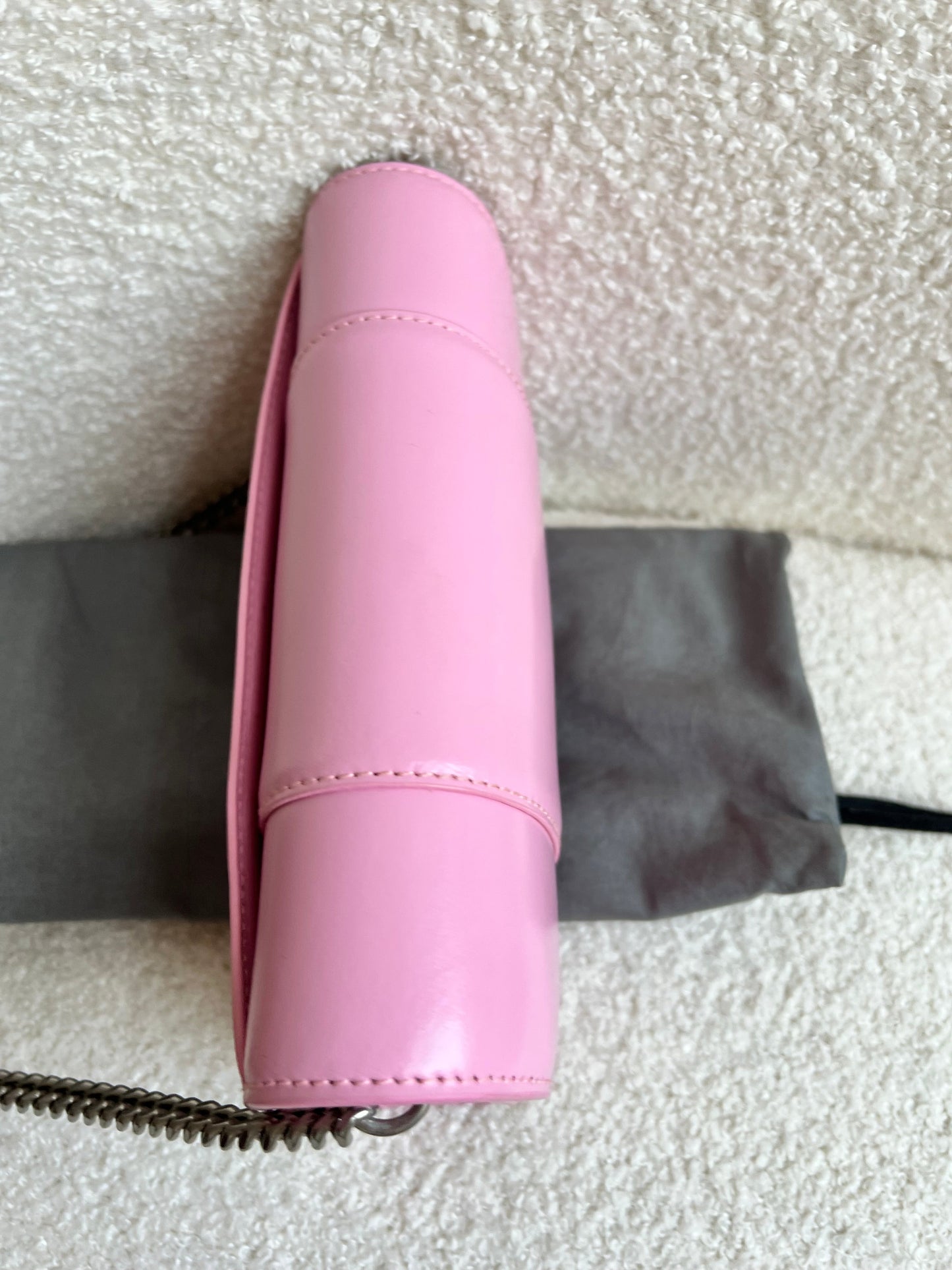 Balenciaga Pink Hourglass Wallet on Chain (RRP £1190)
