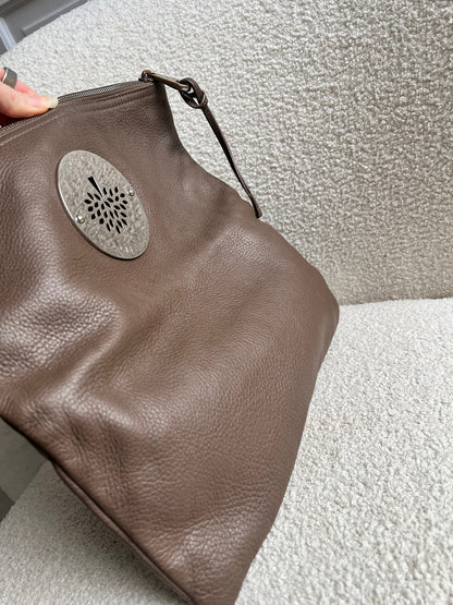 Mulberry Taupe Daria Clutch (RRP £550)