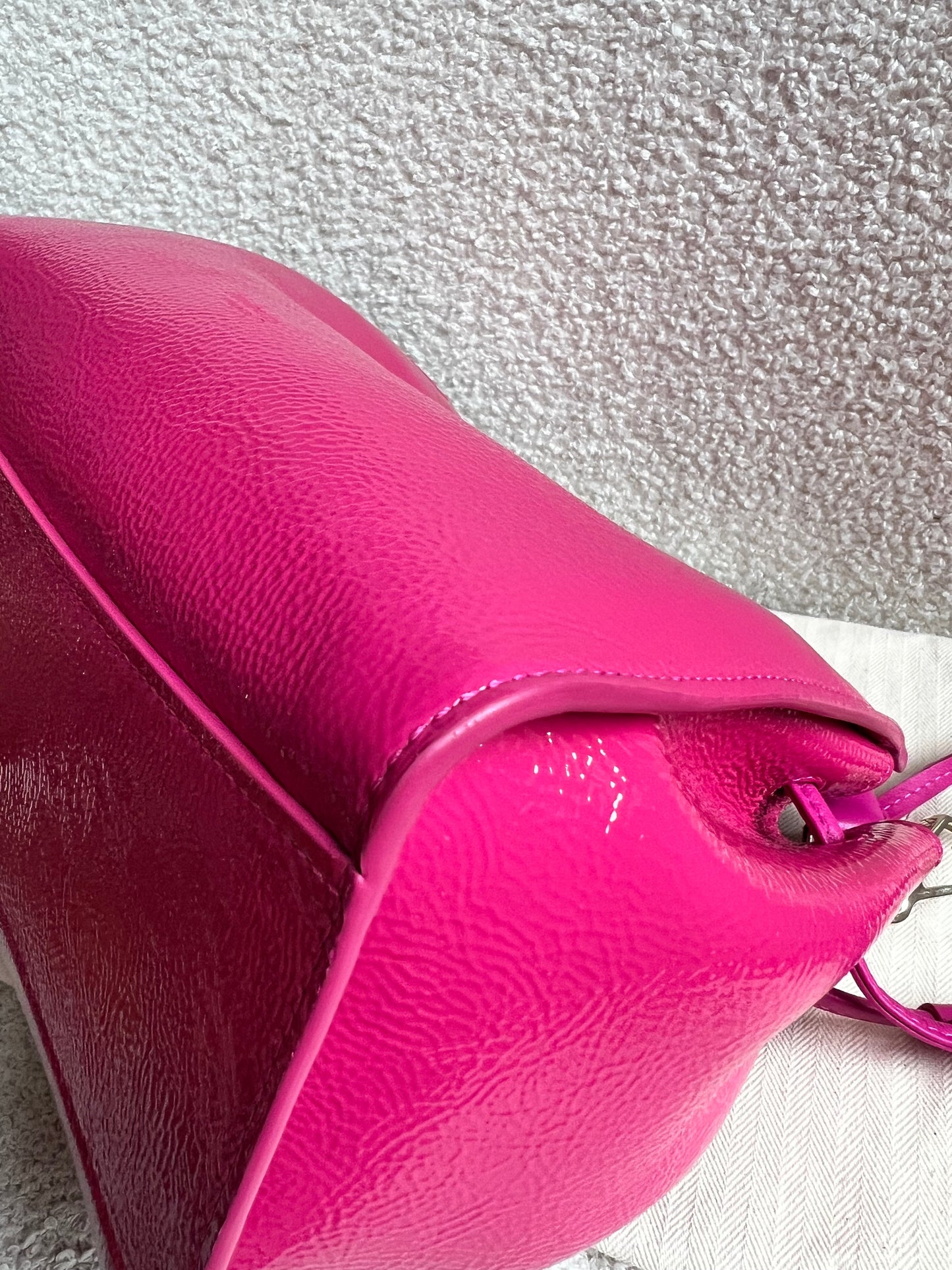 Mulberry Small Spongy Patent Pink Iris