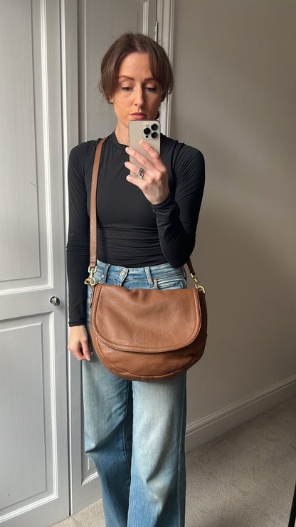 Mulberry Oak Large Effie Satchel
