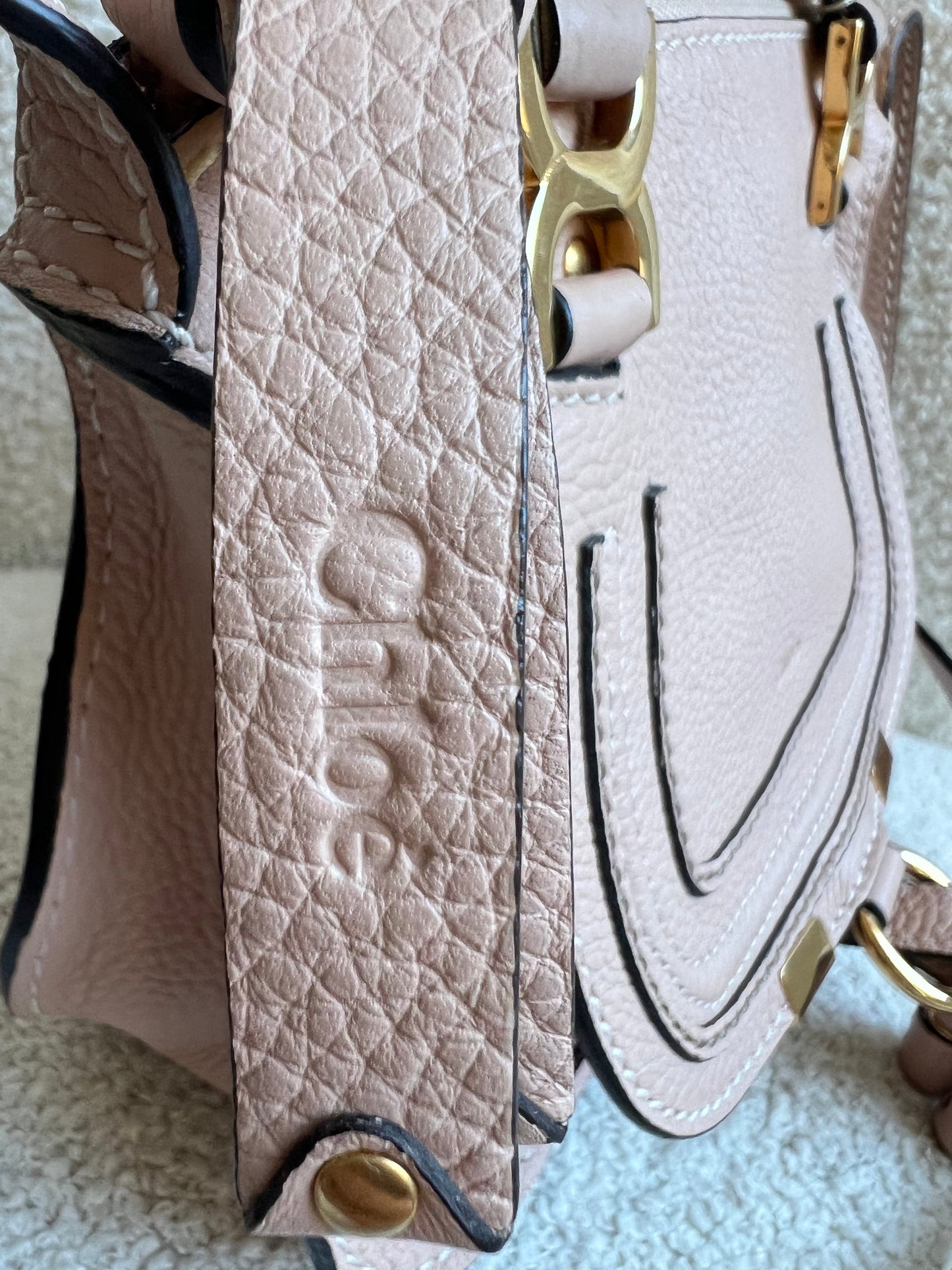 Chloe Softy Pink Mini Marcie Handbag (RRP £1050)