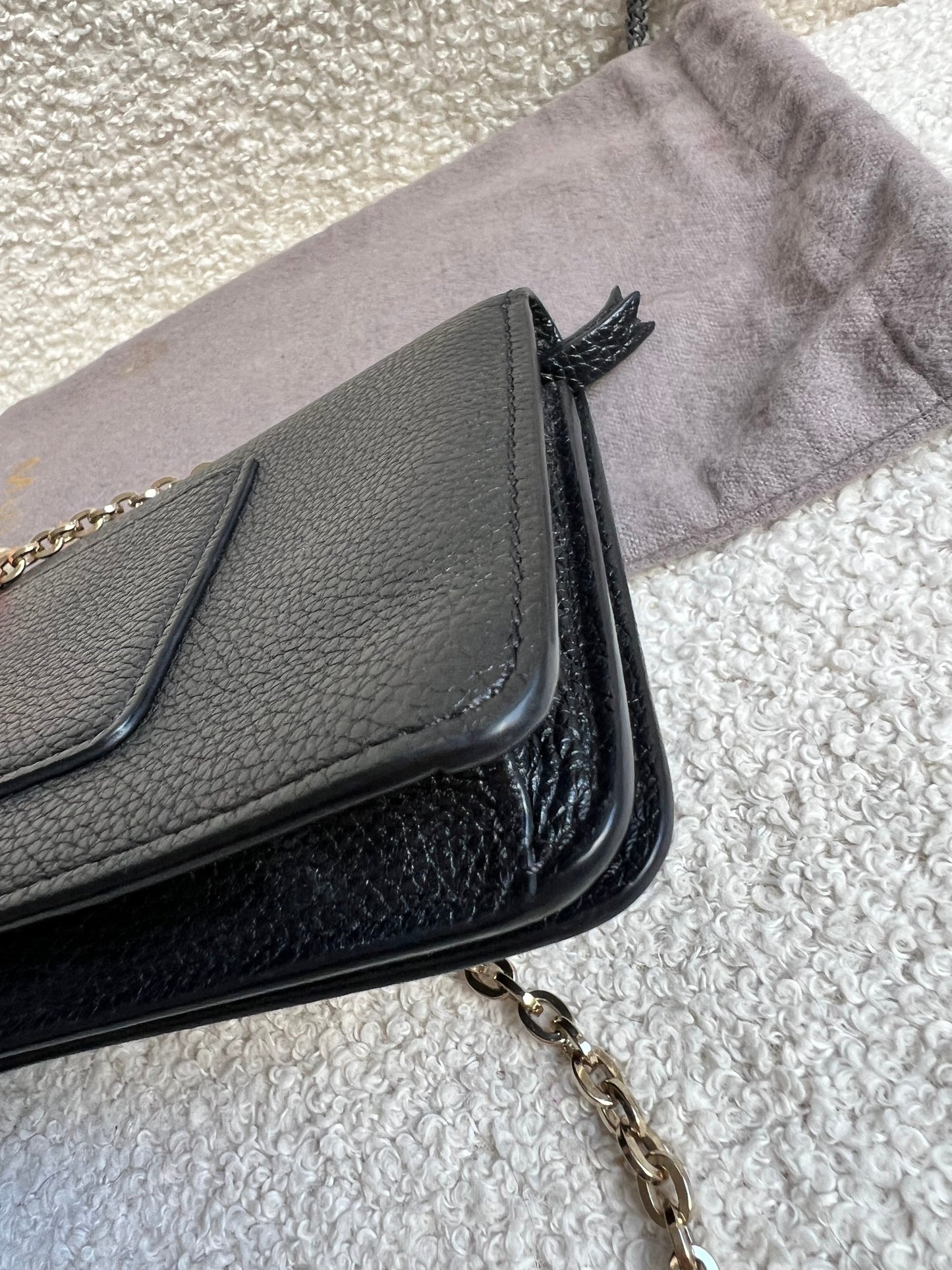 Mulberry Black Bayswater Clutch (RRP £495)