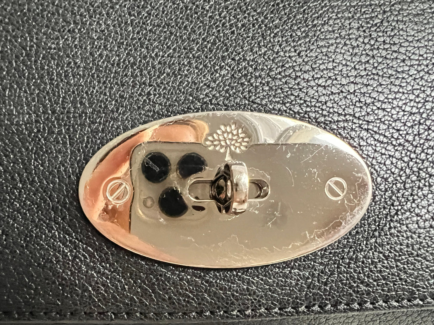Mulberry Black Medium Lily with Silver Hardware (RRP £1095)
