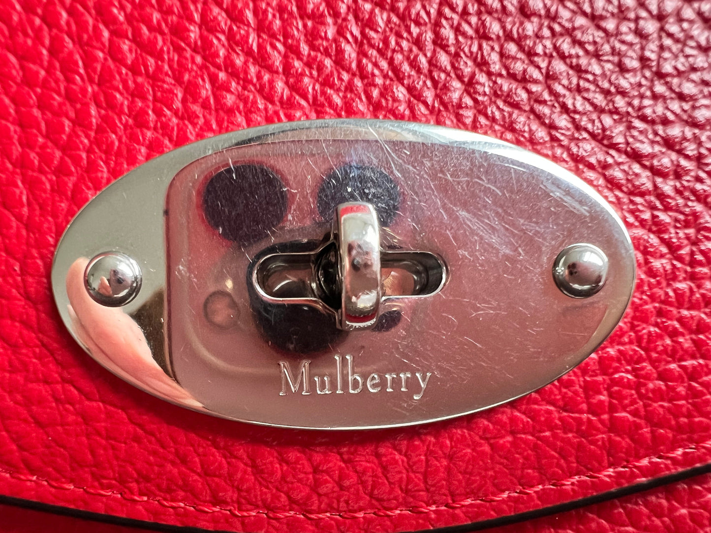 Mulberry Lancaster Red Small Darley Shoulder Bag (RRP £695)