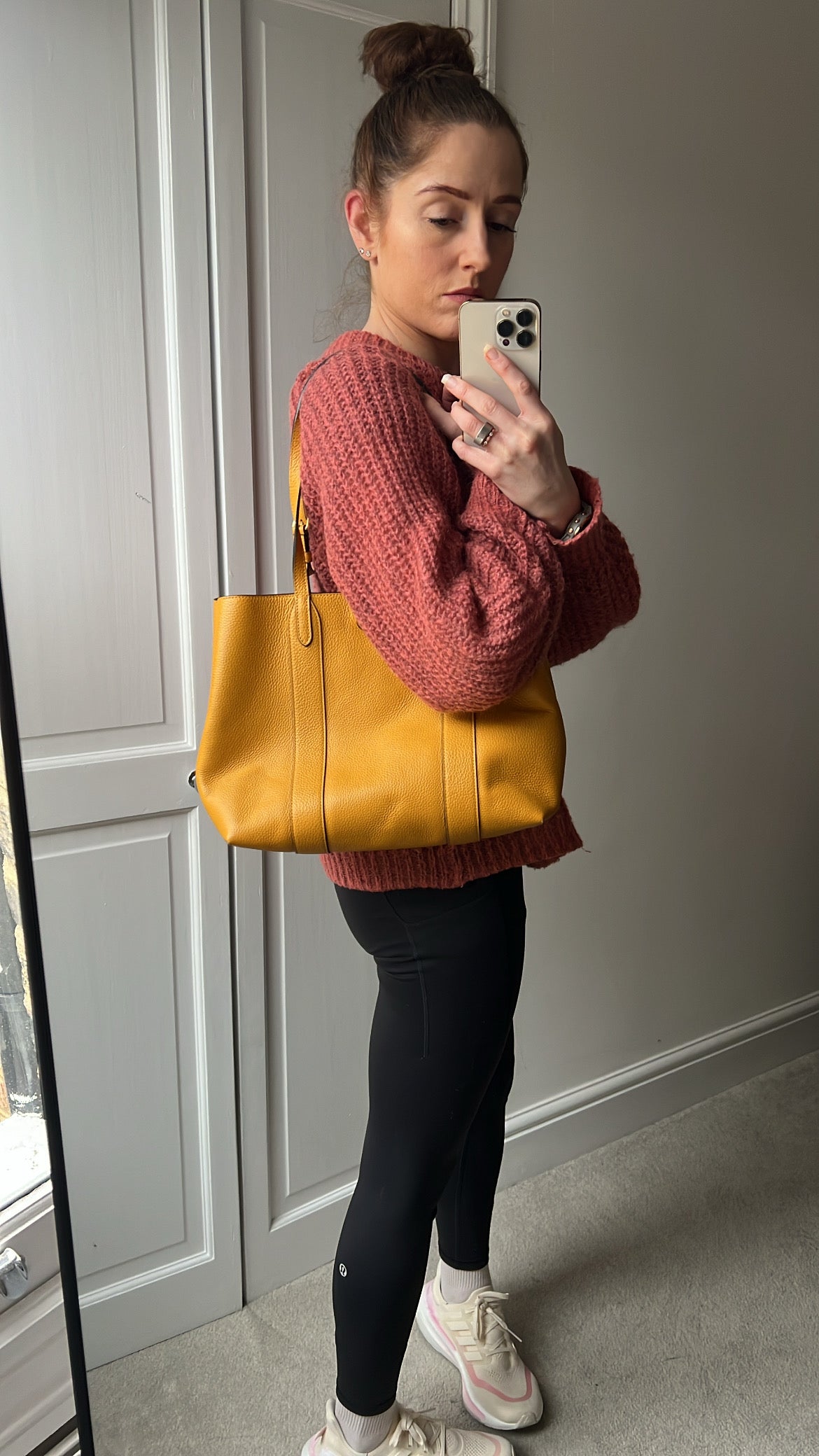 Mulberry Small Deep Amber Bayswater Tote (RRP £795)