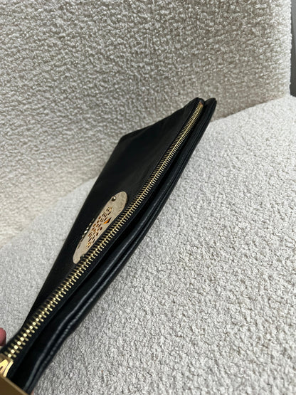 Mulberry Black Daria Clutch (RRP £550)