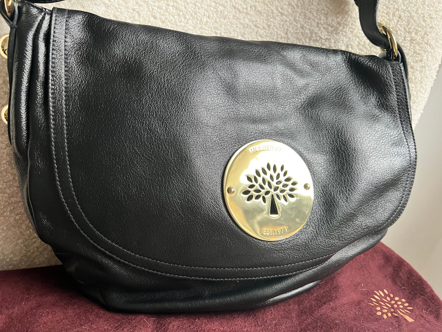Mulberry Black Daria Satchel (RRP £795)