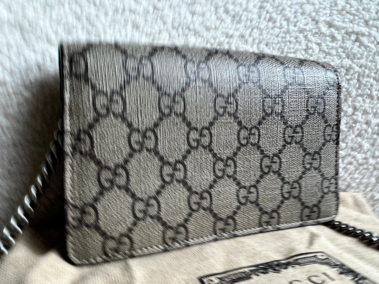 Gucci Dionysus GG Supreme Super Mini Shoulder Bag (RRP £890)