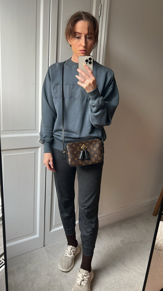 Louis Vuitton Saintonge Black and Monogram