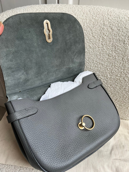 Mulberry Grey Soft Amberley Satchel (RRP £1,195)