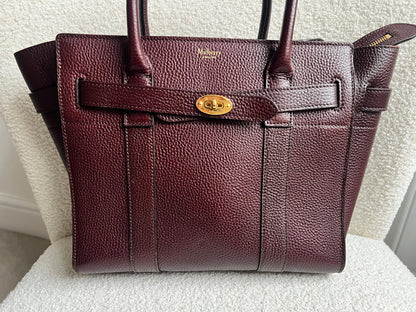 Mulberry Oxblood Small Zipped Bayswater (RRP £1,245)