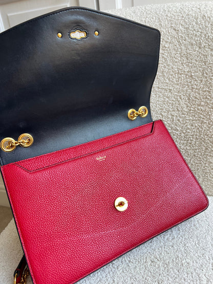 Mulberry Scarlet Red Large Darley Shoulder Bag (RRP £895)