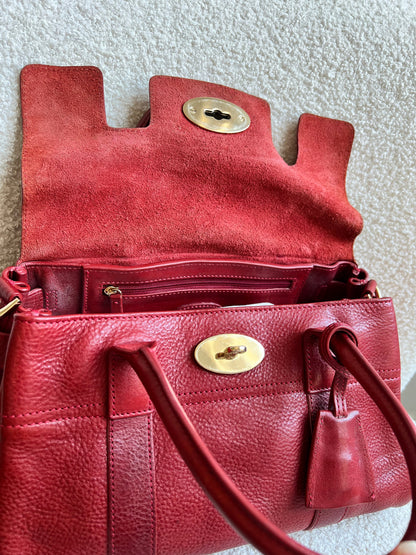 Mulberry Poppy Red Bayswater Satchel (RRP £995)