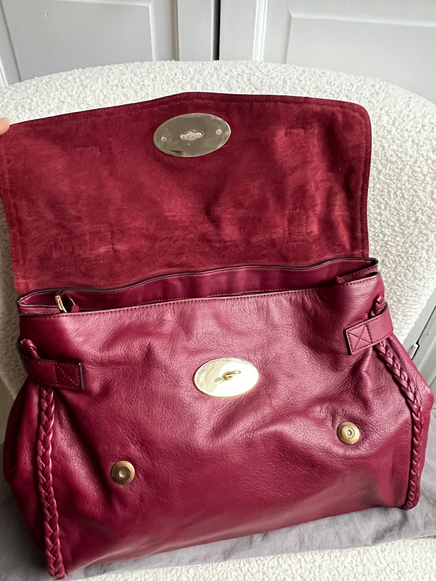 Mulberry Oversized Berry Woven Trim Alexa (RRP £1100)