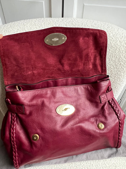 Mulberry Oversized Berry Woven Trim Alexa (RRP £1100)