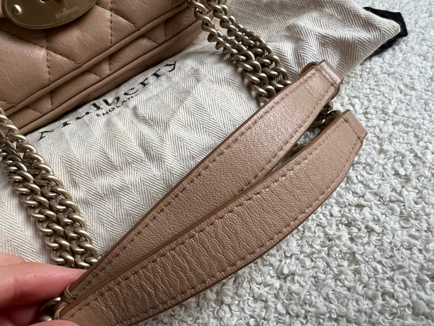 Mulberry Quilted Mini Darley Shoulder Bag (RRP £725)