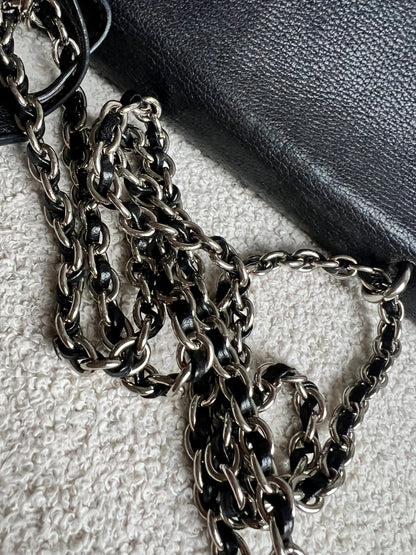 Mulberry Black Medium Lily with Silver Hardware (RRP £1095)