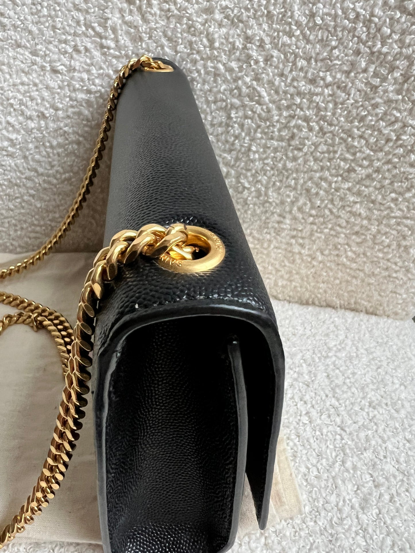 Yves Saint Laurent (YSL) Black Small Kate with Gold Hardware (RRP £1,550)
