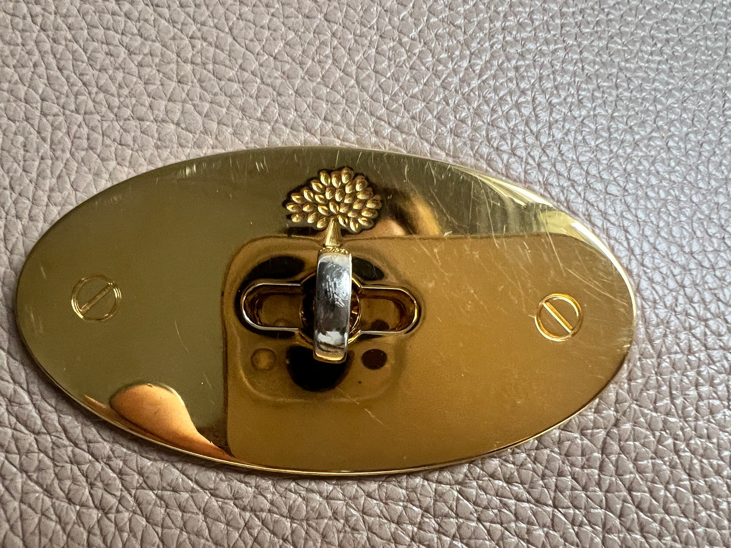 Mulberry Rosewater Medium Lily with Gold Hardware (RRP £995)