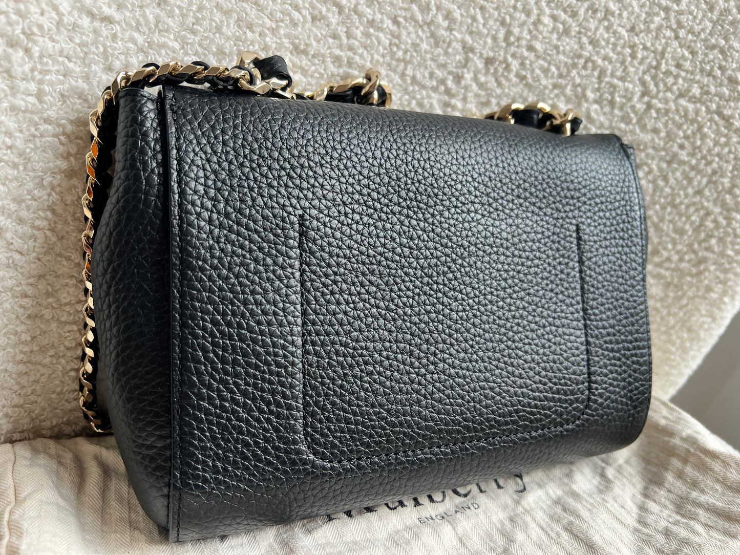 Mulberry Black Regular Top Handle Lily (RRP £1095)