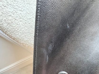 Yves Saint Laurent (YSL) Large Black on Black Envelope Bag (RRP £2,400)
