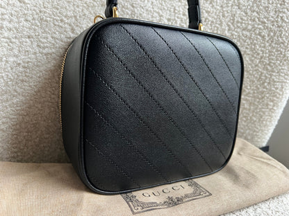 Gucci Black Small Top Handle Blondie Shoulder Bag (RRP £1870)