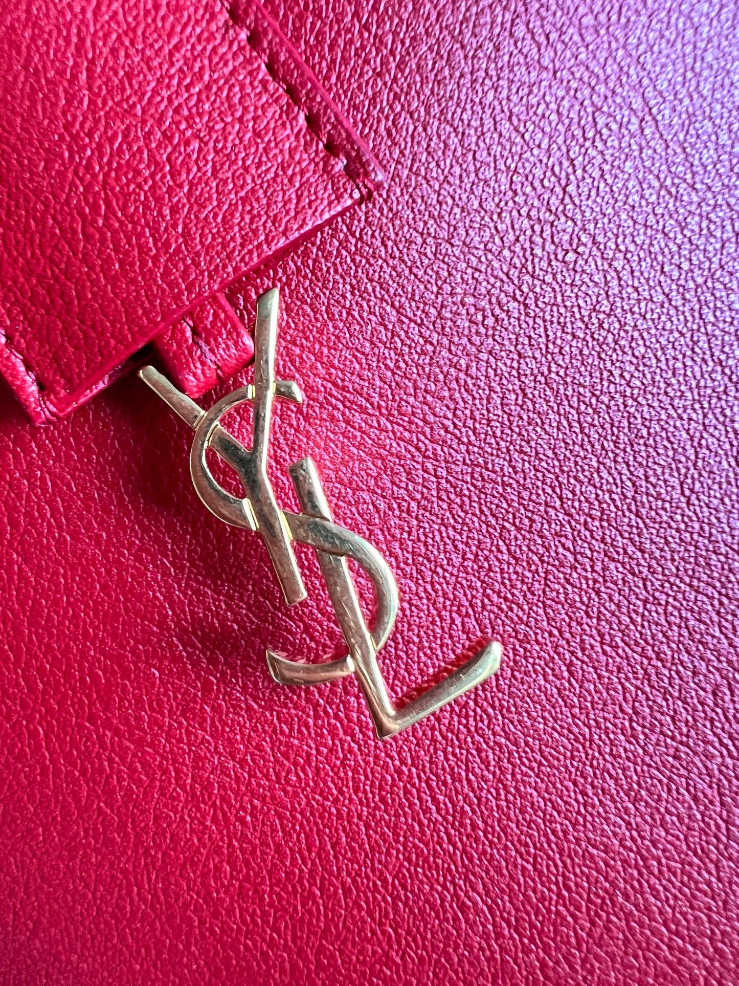 Yves Saint Laurent (YSL) Red E/W Shopping Tote (RRP £1115)