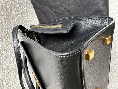 Yves Saint Laurent (YSL) Small Black Uptown Tote Shoulder Bag (RRP £1650)