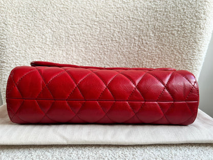 Mulberry Scarlet Red Quilted Medium Lily with Gold Hardware (RRP £1095)