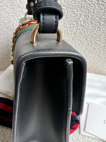 Gucci Navy Blue Sylvie Small Bag (RRP £1,920)