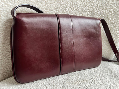 Gucci Burgundy Small Arli Shoulder Bag