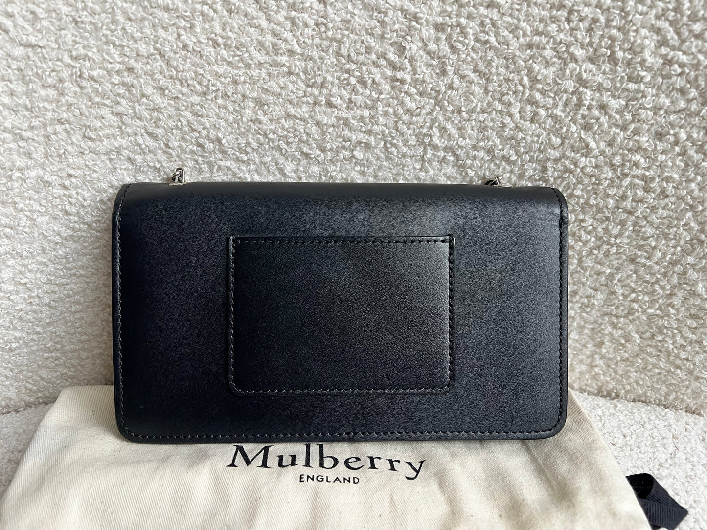 Mulberry Black Bayswater Clutch (RRP £495)