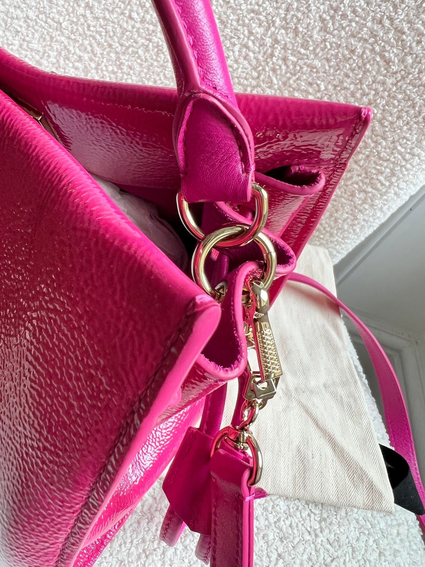 Mulberry Small Spongy Patent Pink Iris