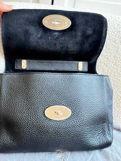 Mulberry Black Medium Lily with Silver Hardware (RRP £1095)