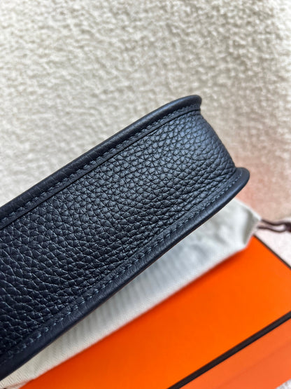 Hermes Evelyne TPM in Caban Clemence Leather with Palladium Hardware